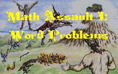 Math Assault I Word Problems - Screenshot - Game Title (null) - 320x200