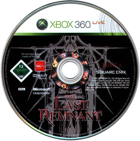 The Last Remnant - Disc (Europe) - 800x804