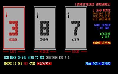 3 Card Monte - Screenshot - Gameplay (null) - 640x400