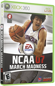 NCAA March Madness 07 - Box - 3D (North America) - 567x878