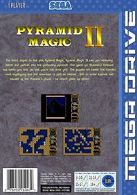 Pyramid Magic II - Fanart - Box - Back (Europe) - 481x680
