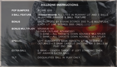 Killzone: Be a Helghast Trooper - Arcade - Controls Information (null) - 1957x1117
