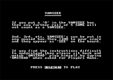 Yamszee - Screenshot - Game Select (null) - 768x544