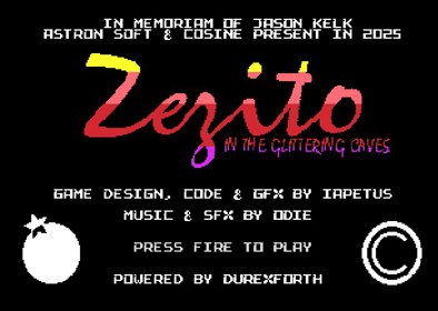 Zezito in the Glittering Caves - Screenshot - Game Select (null) - 656x467