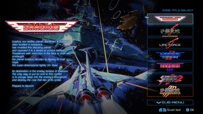 Gradius Origins - Screenshot - Game Select (World) - 400x225