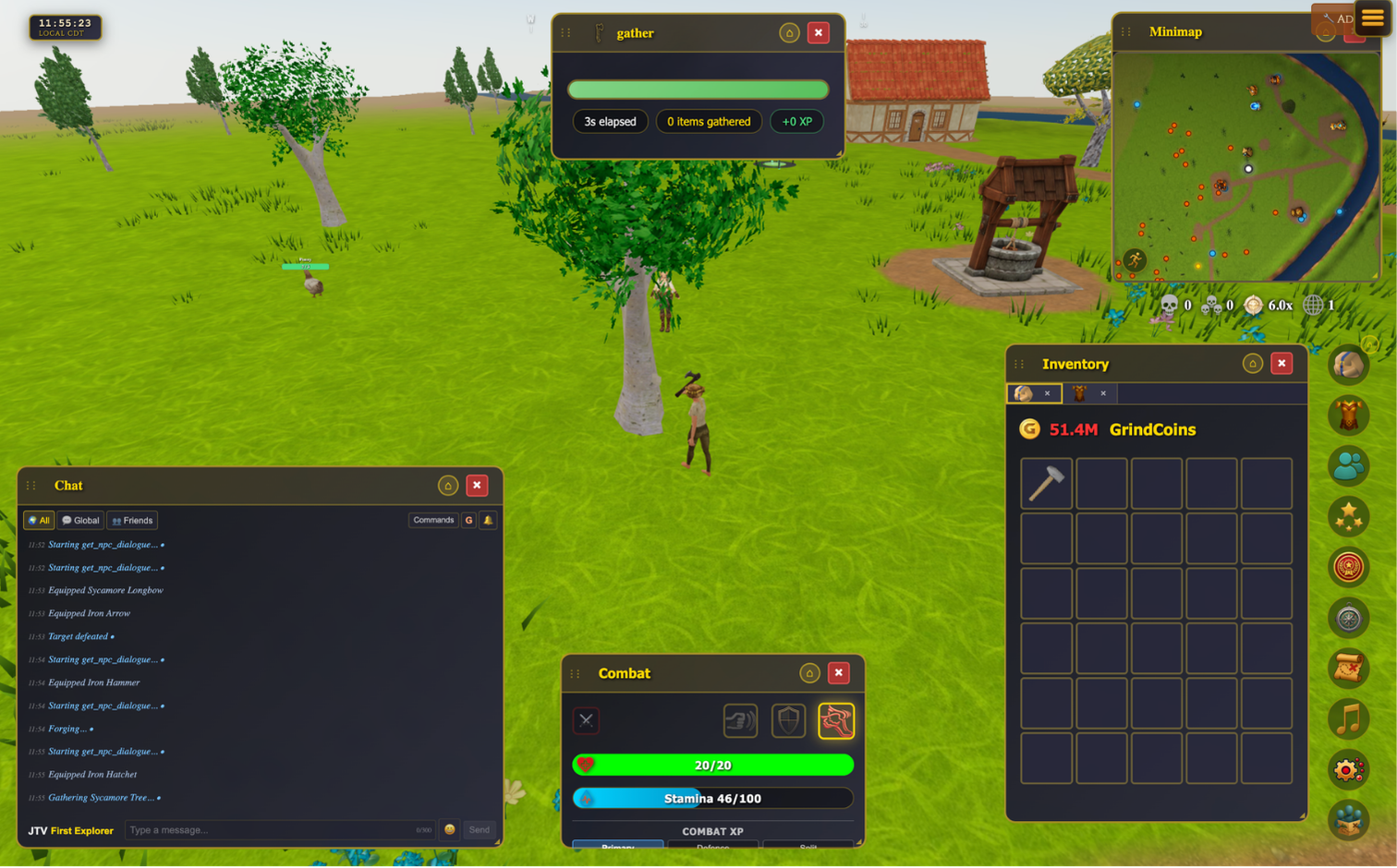 Illustration of GrindScape