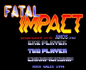 Fatal Impact - Screenshot - Game Title (null) - 652x530