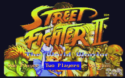 Street Fighter II: The World Warrior - Screenshot - Game Title (World) - 320x200
