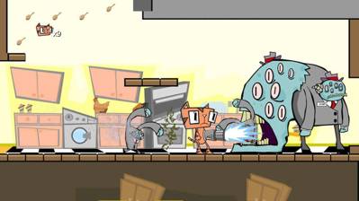 LOL LOL Kitty Commando - Screenshot - Gameplay (World) - 1000x562