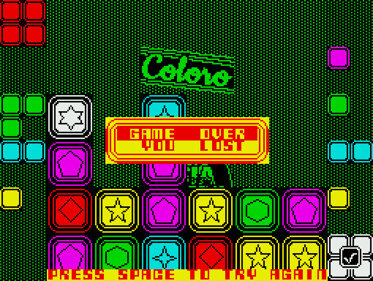 Coloro - Screenshot - Game Over (null) - 1020x768