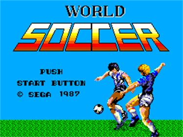 Great Soccer: The Mega Cartridge - Screenshot - Game Title (Europe) - 256x192