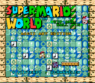 Super Mario World: VIP and Wall Mix 1 - Screenshot - Game Title (null) - 256x224