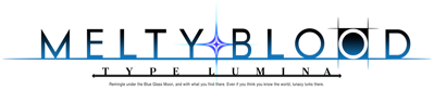 MELTY BLOOD: TYPE LUMINA - Clear Logo (null) - 9632x2006