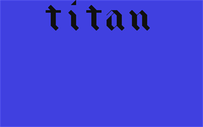 Titan (Micro Application) - Screenshot - Game Title (France) - 320x200