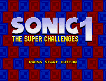 Sonic 1: The Super Challenges - Screenshot - Game Title (United States) - 878x672