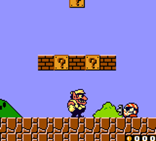 Wario Land II but it's Super Mario Bros. - Screenshot - Gameplay (World) - 160x144