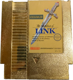 Zelda II: The Adventure of Link - Cart - Front (North America) - 800x877