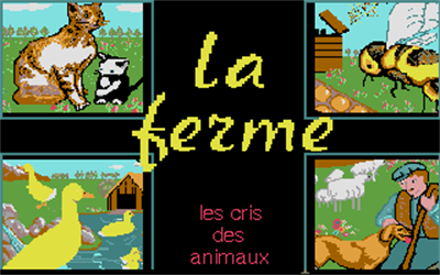 La Ferme: Les "cris" des animaux - Screenshot - Game Title (null) - 320x200