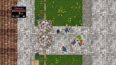Siege King: The Siege of Aurum - Screenshot - Gameplay (World) - 1000x562