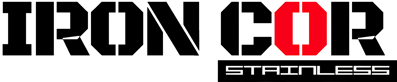 Iron Cor: Stainless - Clear Logo (World) - 1968x407