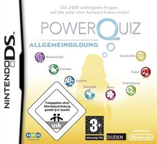 PowerQuiz: Allgemeinbildung - Box - Front (Germany) - 490x448
