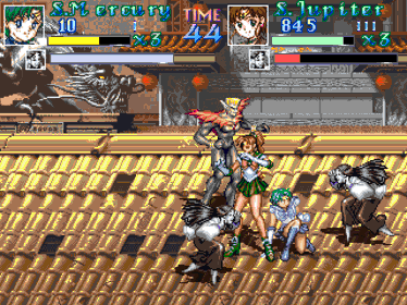 Pretty Soldier Sailor Moon [Arcade Style Version] [Blacked Edition] - Screenshot - Gameplay (World) - 960x720