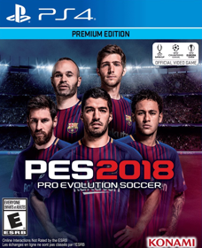 PES 2018: Pro Evolution Soccer - Box - Front (North America) - 750x921