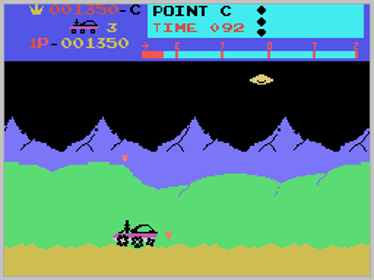 Moon Patrol (Collectorvision Games) - Screenshot - Gameplay (World) - 256x192