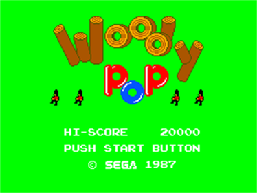 Woody Pop: Shinjinrui no Block Kuzushi - Screenshot - Game Title (Japan) - 256x192