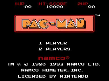 Pac-Man - Screenshot - Game Title (null) - 1440x1080