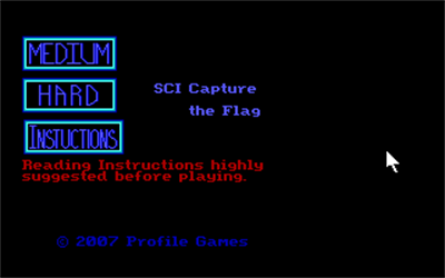 SCI Capture the Flag - Screenshot - Game Title (null) - 320x200