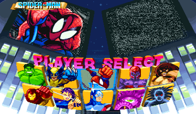 Marvel Super Heroes - Screenshot - Game Select (null) - 384x224