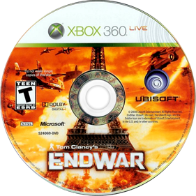 Tom Clancy's EndWar - Disc (North America) - 800x800