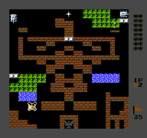 Battle City II - Screenshot - Gameplay (World) - 256x240