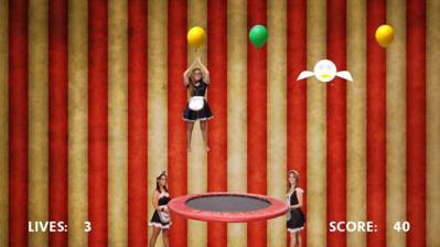 Maids with Balloons - Screenshot - Gameplay (World) - 1000x562