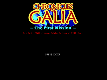 Chronicles of Galia: The First Mission - Screenshot - Game Title (null) - 640x480