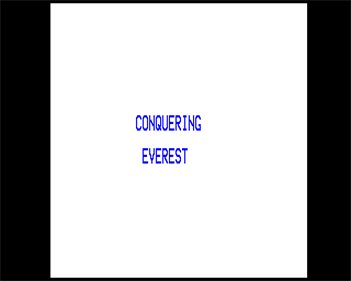 Conquering Everest - Screenshot - Game Title (null) - 640x512