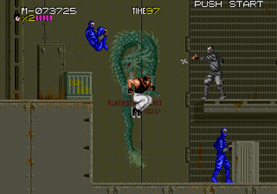 Bad Dudes vs. Dragon Ninja: Burger Edition - Screenshot - Gameplay (World) - 320x224