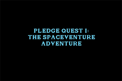 Pledge Quest I: The SpaceVenture Adventure - Screenshot - Game Title (null) - 720x480