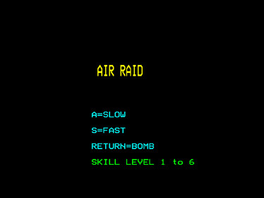 Air Raid (Andrew Graham) - Screenshot - Game Title (null) - 1024x768