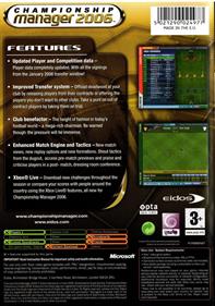 Championship Manager 2006  - Box - Back (Europe) - 561x800