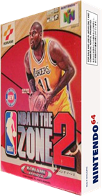 NBA in the Zone '99 - Box - 3D (Japan) - 234x447