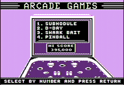 Arcade Games and Sports Spectacular - Screenshot - Game Title - 280x192