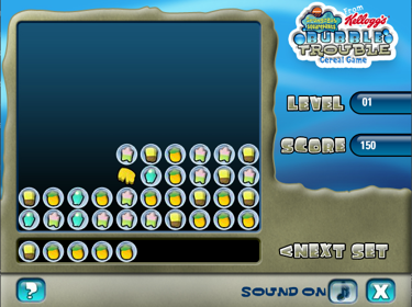 SpongeBob SquarePants: Bubble Trouble Cereal Game - Screenshot - Gameplay (United States) - 642x480