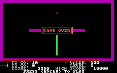 PacWorm - Screenshot - Game Over (null) - 320x200