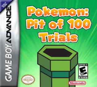 Pokémon: Pit of 100 Trials - Fanart - Box - Front (World) - 320x286