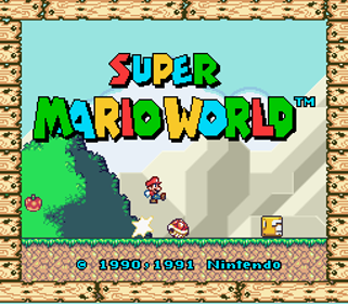 Super Mario World Redrawn - Screenshot - Game Title (null) - 256x224