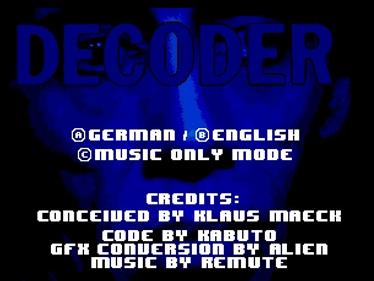 Decoder - Screenshot - Game Title (null) - 610x458