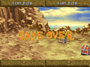Dungeons & Dragons: Shadow Over Mystara - Screenshot - Game Over (null) - 640x480