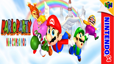 Mario Party N64 Combo Mod - Fanart - Box - Front (null) - 2200x1240